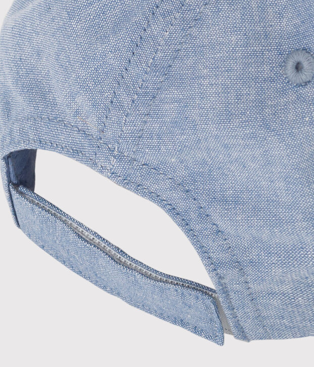 Kinder-Kappe Petit Bateau aus Denim, unisex vielfarbig
