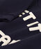 Damen-Sweatshirt aus Molton blau SMOKING