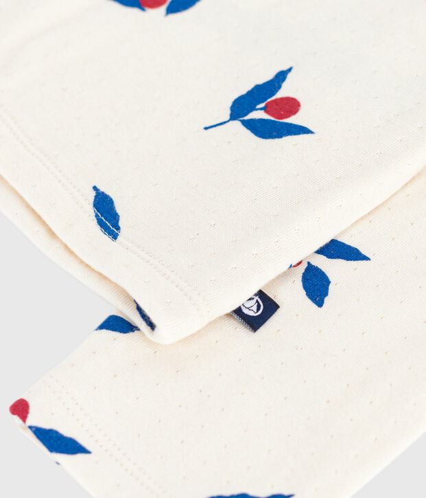 Lang&auml;rmeliges Kinder-T-Shirt aus bedruckter Baumwolle naturfarben/vielfarbig