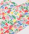 Kinder-Leggings aus Baumwolle mit Blumenmuster weiss/vielfarbig