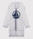 Lange transparente Regenjacke