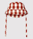 Baby-Sonnenhut mit Vichymuster