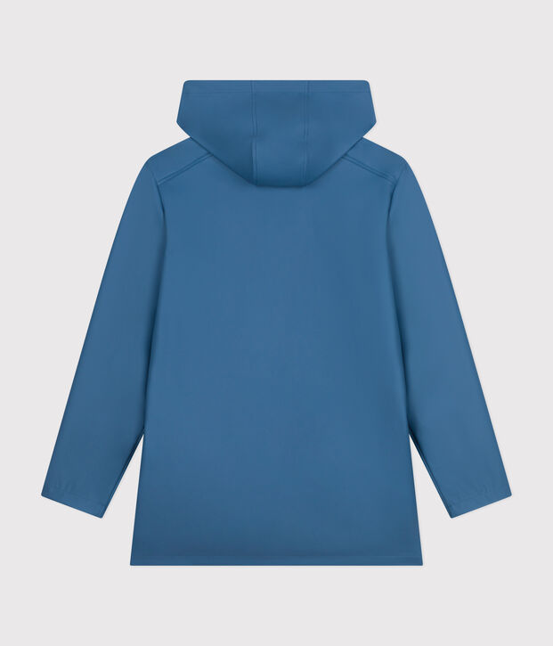 Klassische Damen/Herren-Regenjacke blau