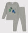 Kinderpyjama aus Baumwolle mit Streifen AVORIAZ/ MARSHMALLOW