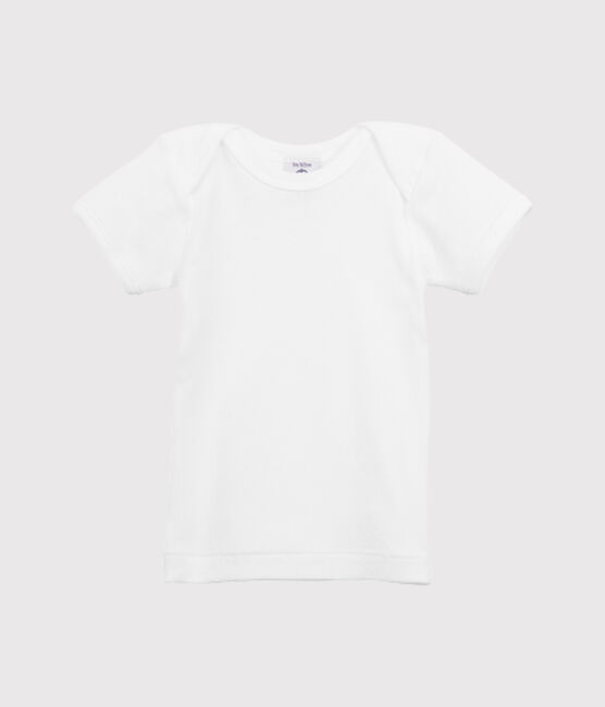 Baby-T-Shirt, Unisex uni weiss ECUME