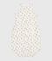 Babyschlafsack aus Nicki mit Leoparden-Motiv TOG-Wert 3 weiss MARSHMALLOW/weiss MULTICO