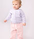 Baby-Cardigan aus einfarbigem Baumwollstrick