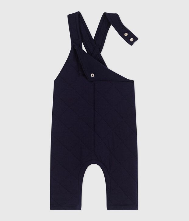 Langbeinige Baby-Latzhose aus dickem Jersey, einfarbig SOIR