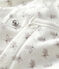 Baby Strampler Häschen aus Doppeljersey weiss MARSHMALLOW/weiss MULTICO