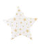 Babykissen aus Rippstrick weiss MARSHMALLOW/gelb OR