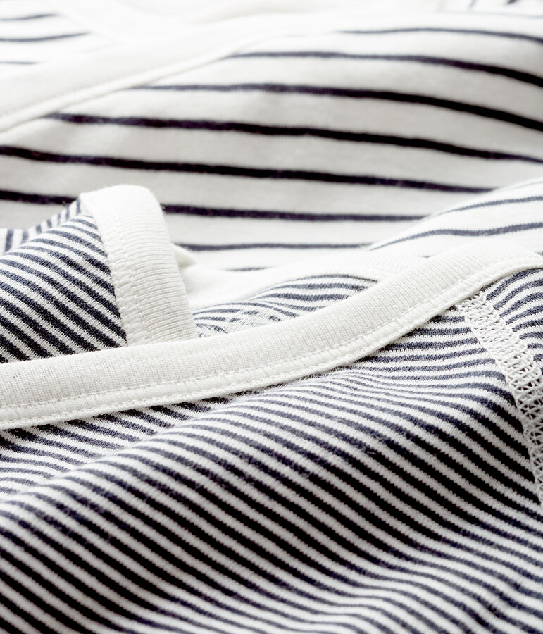 Set mit Kimono Body und Babyj&auml;ckchen aus Rippstrick vielfarbig