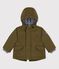 Wasseabweisende Baby-Parka grün MILITARY