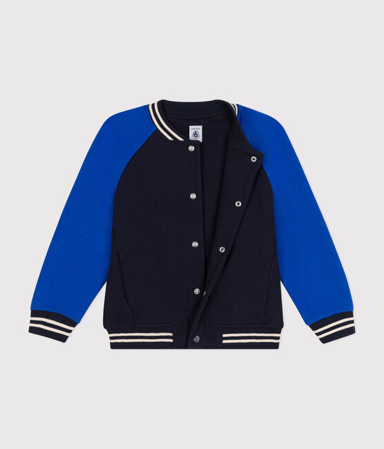 Kinder College-Jacke aus Molton für Jungen SMOKING/ CALVIN