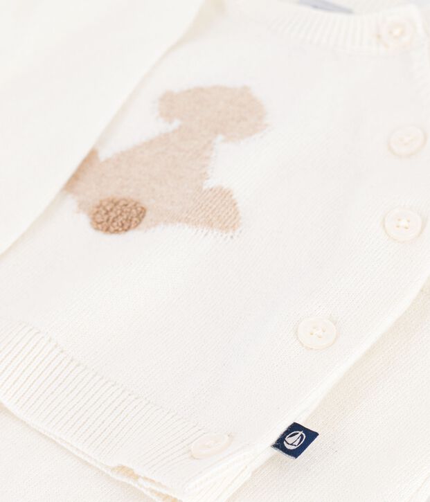 Baby-Set aus Strick mit Jacquardmuster MILK