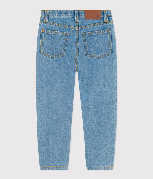 Kinder-Hose mit geradem Schnitt aus Denim f&uuml;r Jungen blau
