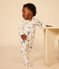 Babypyjama aus Baumwolle mit Printmotiv weiss AVALANCHE/ MULTICO