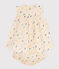 Babykleid und Bloomers aus bedrucktem Popeline weiss AVALANCHE/ MULTICO