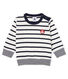 Langärmeliges Baby-T-Shirt mit Streifen für Jungen