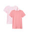 Mädchen-Kurzarmshirts im 2er-Set weiss LOT