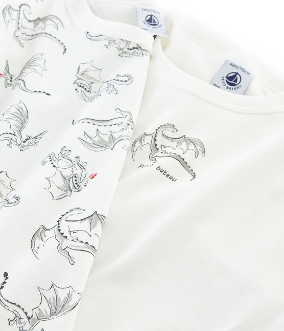 2er-Set langärmlige T-Shirts für kleine Jungen variante 1