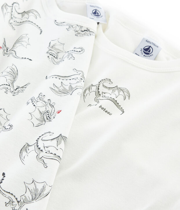 2er-Set lang&auml;rmlige T-Shirts f&uuml;r kleine Jungen vielfarbig