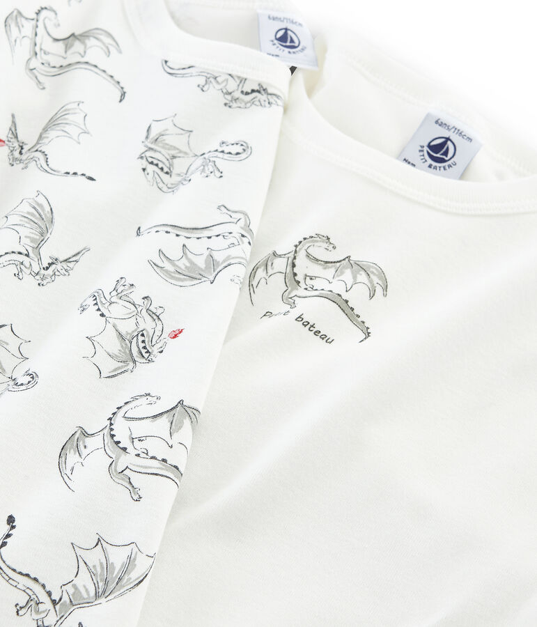 2er-Set lang&auml;rmlige T-Shirts f&uuml;r kleine Jungen vielfarbig