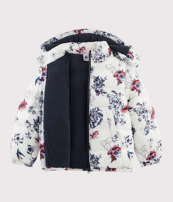Kinder-Jacke für Mädchen beige COQUILLE/weiss MULTICO