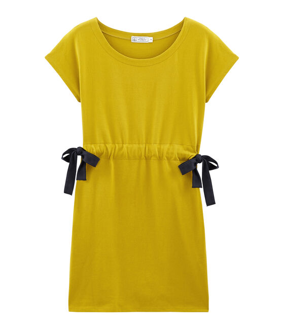 Kurzärmeliges kleid damen grün BAMBOO
