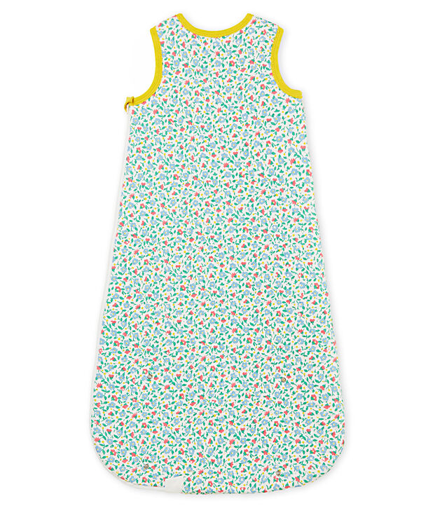 Kompakter Baby-Schlafsack aus Doppeljersey weiss/vielfarbig