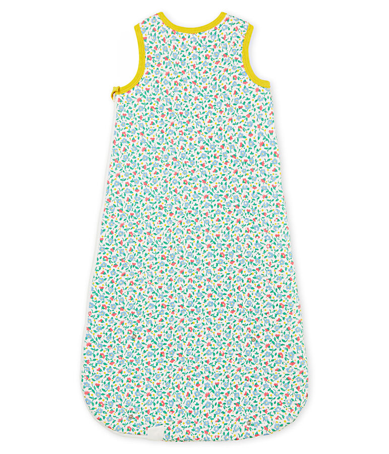 Kompakter Baby-Schlafsack aus Doppeljersey weiss MARSHMALLOW/weiss MULTICO