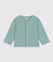 Baby-Cardigan aus dichtem Jersey grün PAUL