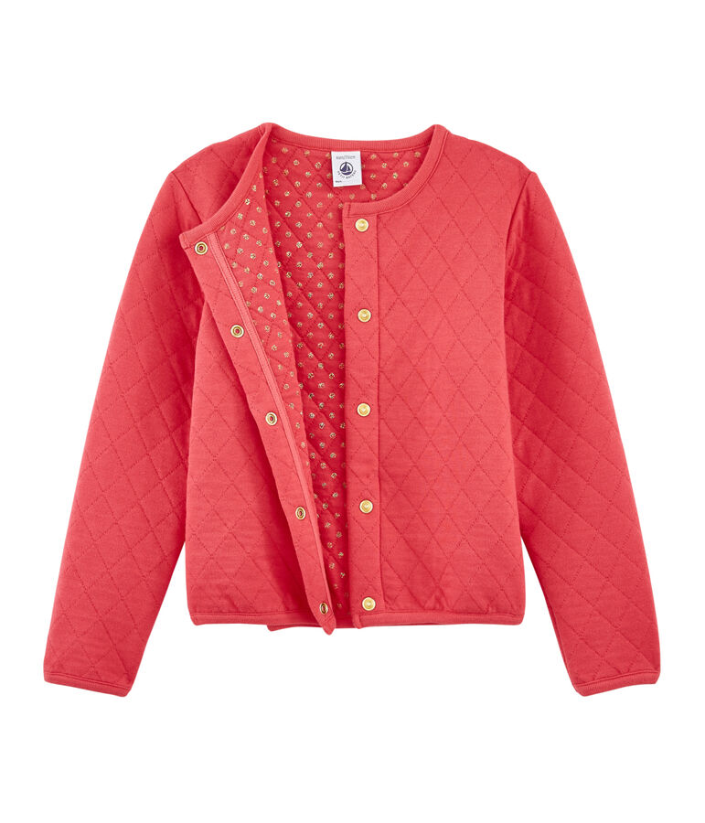 Kinder-Cardigan M&auml;dchen rot