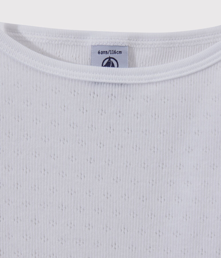 2er-Set Spaghetti-Tops aus Bio-Baumwolle mit Lochstickerei f&uuml;r M&auml;dchen vielfarbig