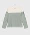 Damen T-Shirt "Marinière" mit Streifen aus Baumwolle  grün MILK/ WILLOW