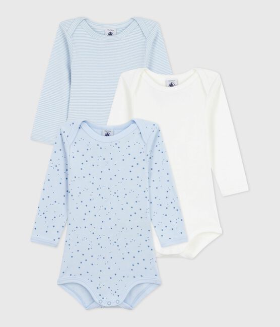 Set langärmeliger Baby-Bodys aus Baumwolle mit Sternmotiv variante 1