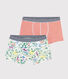 2er-Set Boxershorts mit Dschungelmotiv für Jungen