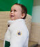 Baby-Sherpa-Mantel MILK/ MULTICO