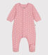 Baby-Bodyjama aus Doppeljersey mit kleinen Herzen