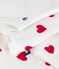 3-teiliges Baby-Set aus Baumwolle mit Herzmotiv weiss MARSHMALLOW/rot TERKUIT