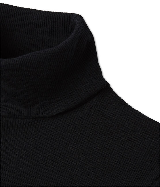 Einfarbiger Unterziehpullover für Damen schwarz NOIR