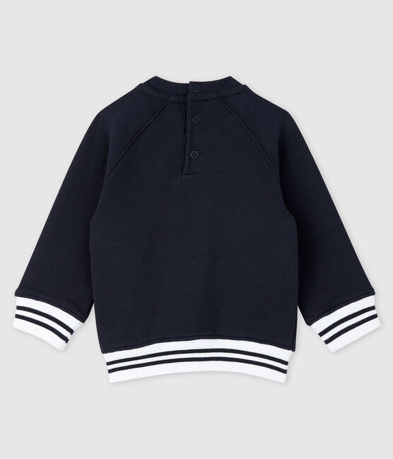 Gemustertes Baby-Sweatshirt für Jungen blau SMOKING