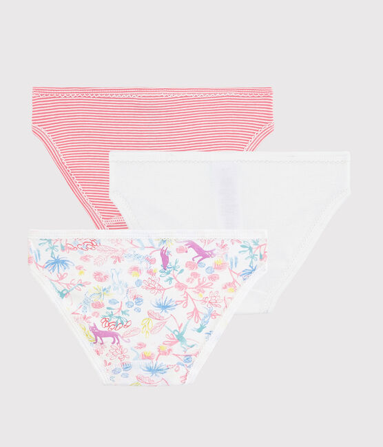 3er-Set Unterhosen mit Dschugel-Motiv für Mädchen variante 1