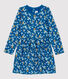 Langärmeliges Kinderkleid aus Molton für Mädchen