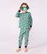 Kinder-Pyjama zum Verkleiden aus Baumwolle mit Krokodil-Motiv