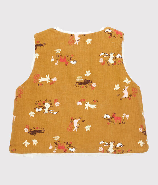 Wendbare Baby-Jacke. gelb TOPAZE/ MULTICO