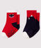 Set mit 2 Paar Baby-Socken variante 1