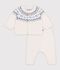 Baby-Set aus Strick mit Jacquardmuster blau/blau