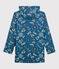 Klassische Regenjacke aus recyceltem Material und BIO-Baumwolle blau BRASIER