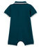 Baby-polo-kurzoverall jungen grün PINEDE