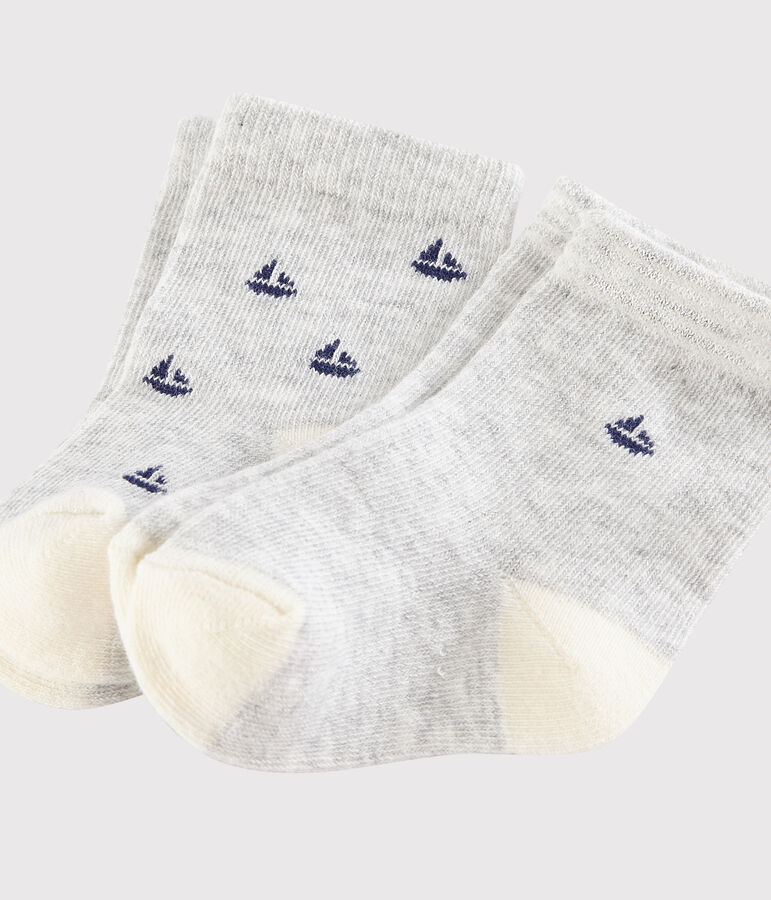 Set mit 2 Paar Baby-Socken vielfarbig